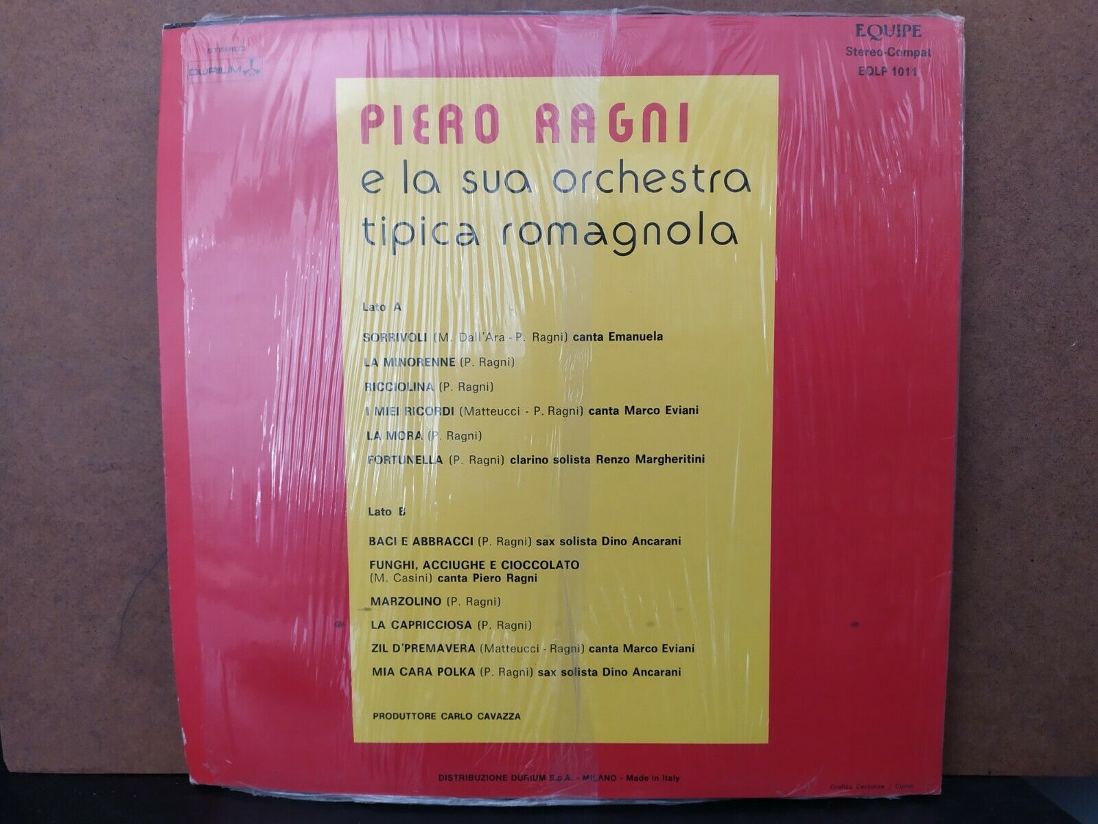 Piero Ragni E La Sua Orchestra – Tipica Romagnola - Freccia Service